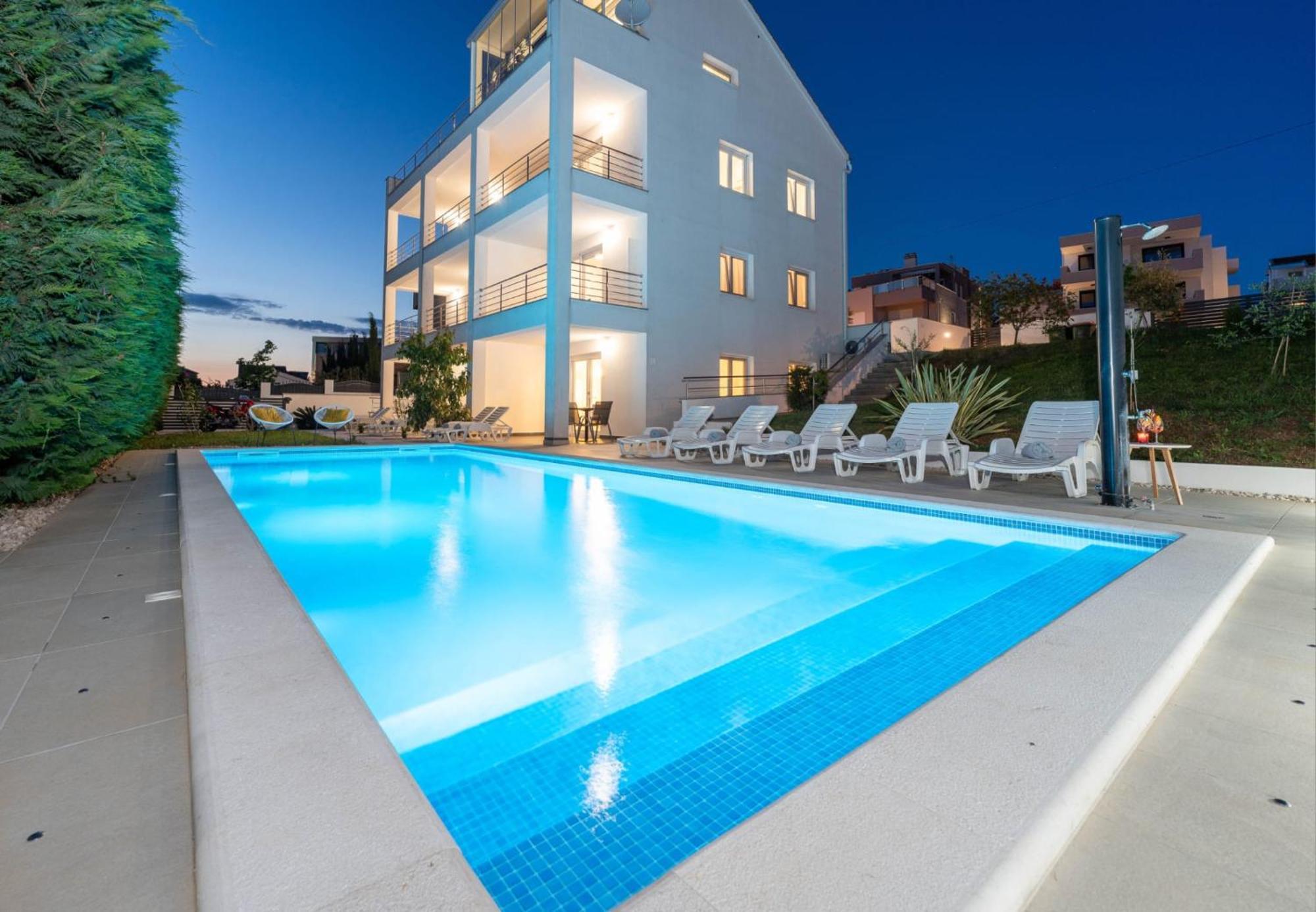 Apartment Deluxe Villa Carlotta Задар Экстерьер фото